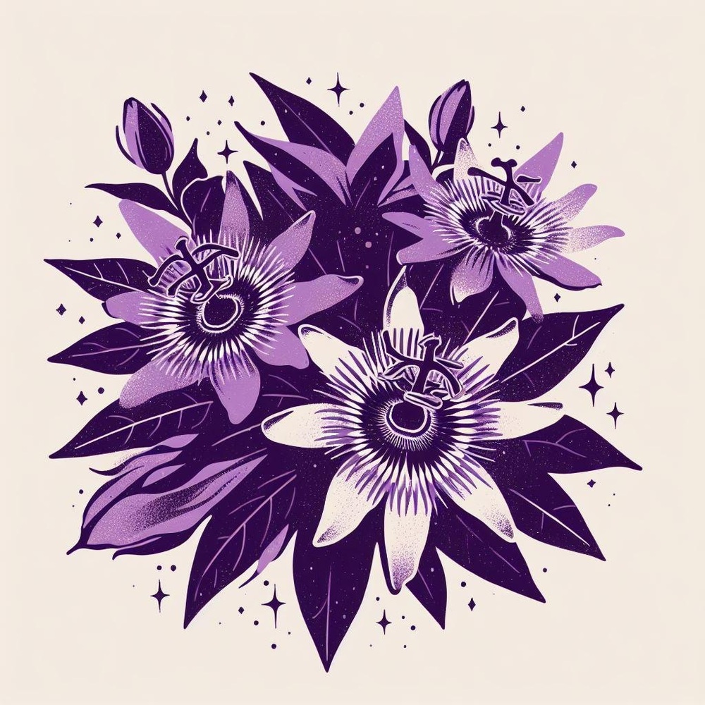Passion Flowers No. 3 Print